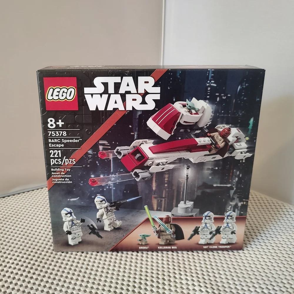 Lego 75378 BARC Speeder Escape Star Wars Disney Building Toy Set NWT